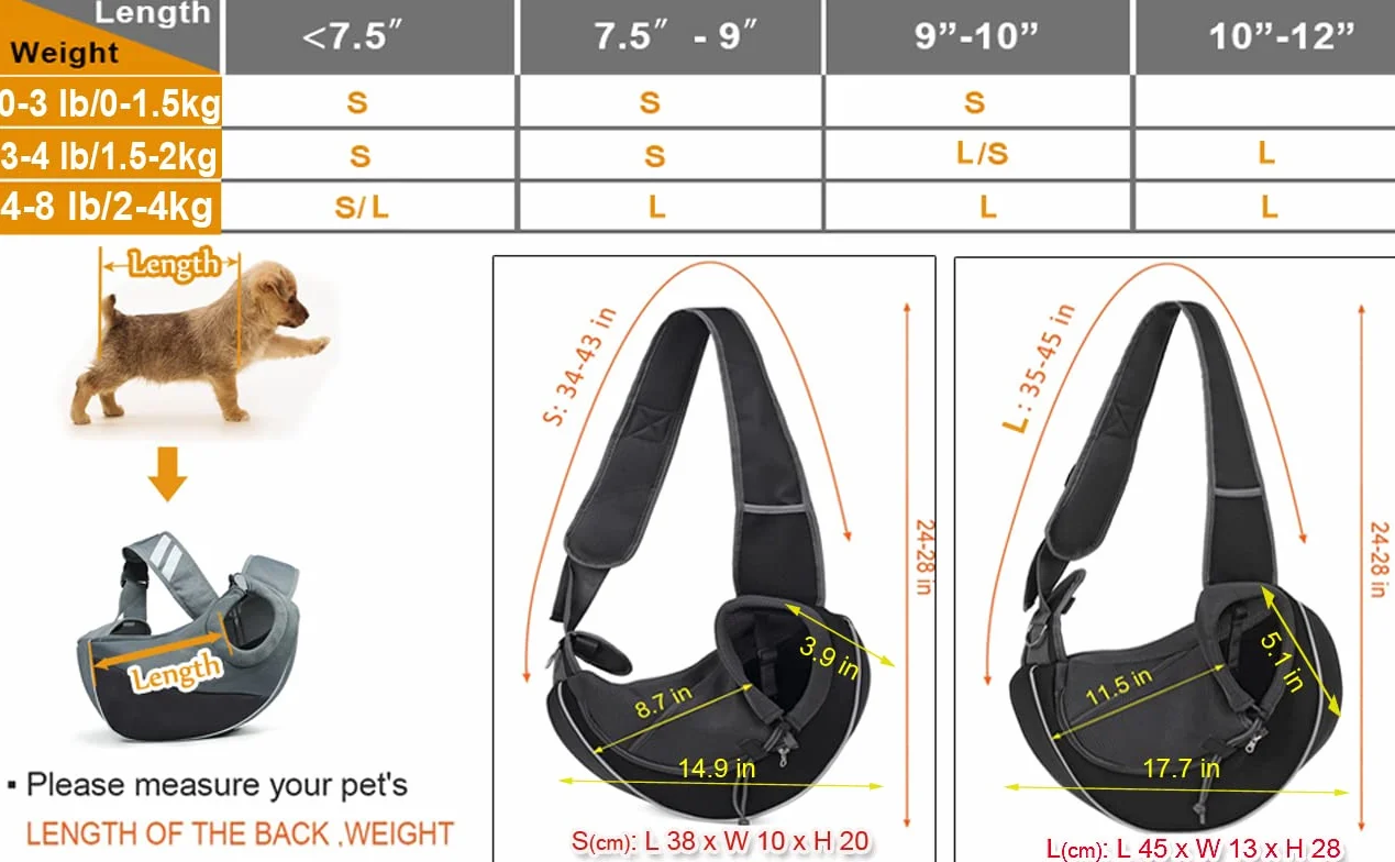 Sac de transport pour animal domestique en maille mains libres réglable rembourré avec poche et crochet