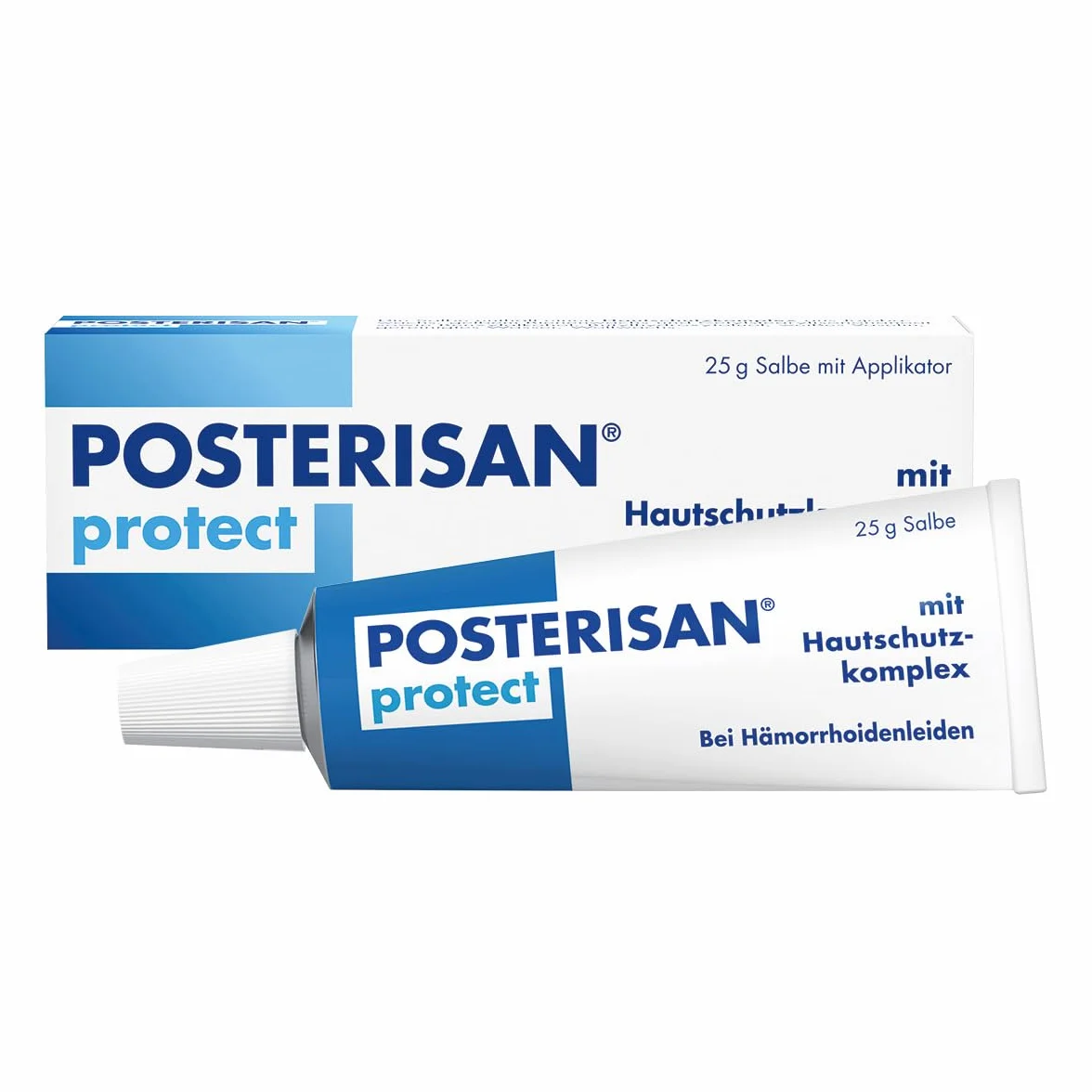 Posterisan protect Salbe bei Hämorrhoidenleiden mit Applikator, 25 g