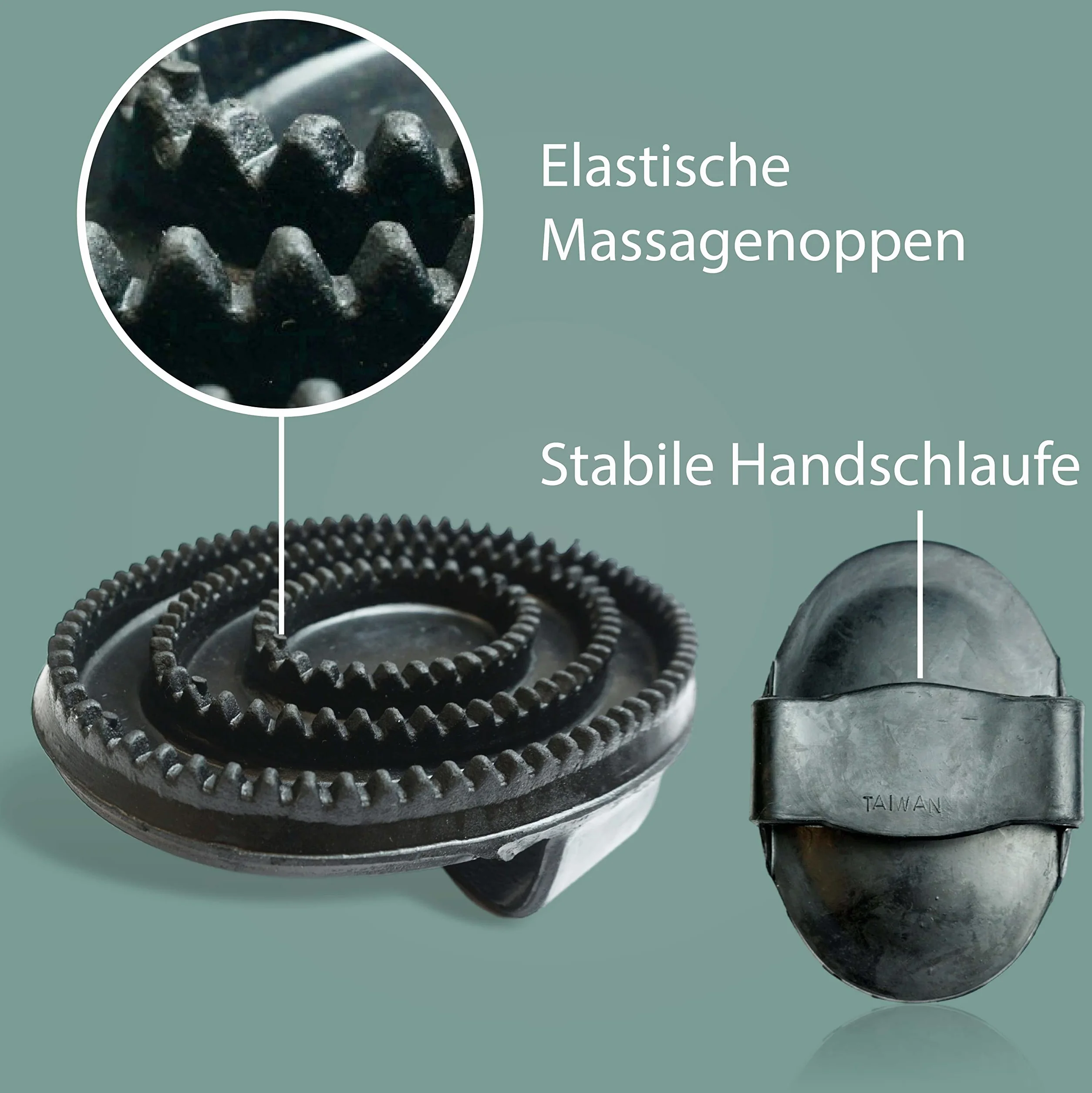 Étrille en caoutchouc pour toilettage chevaux chiens chats brosse massage