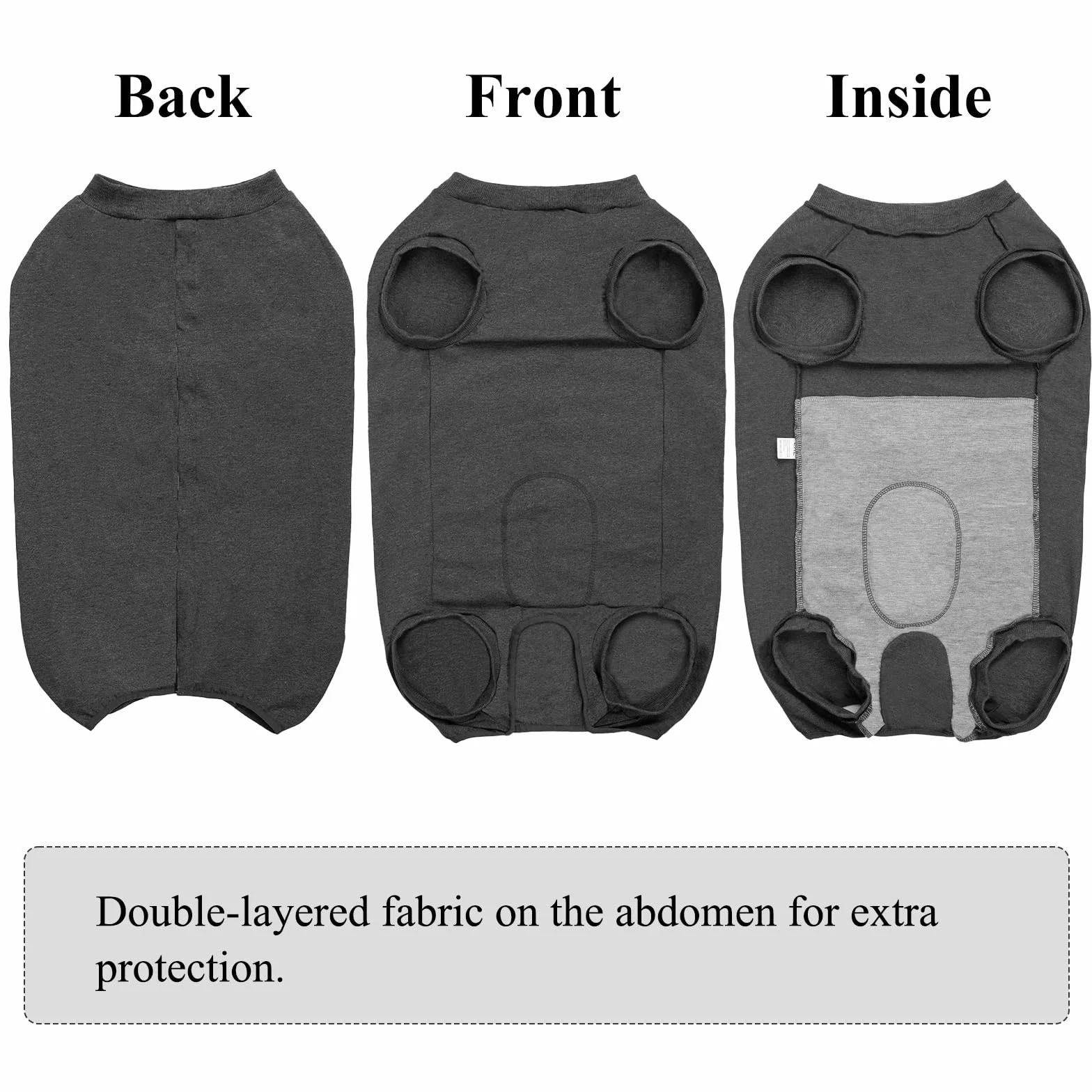 Body Chien Post Operatoire Femelle Male Castration Chemises pour Chiens Body Medical pour Chien Après Opération Anti Lechage Combinaison de Protection Chiens Sterilisation Recuperation Chienne