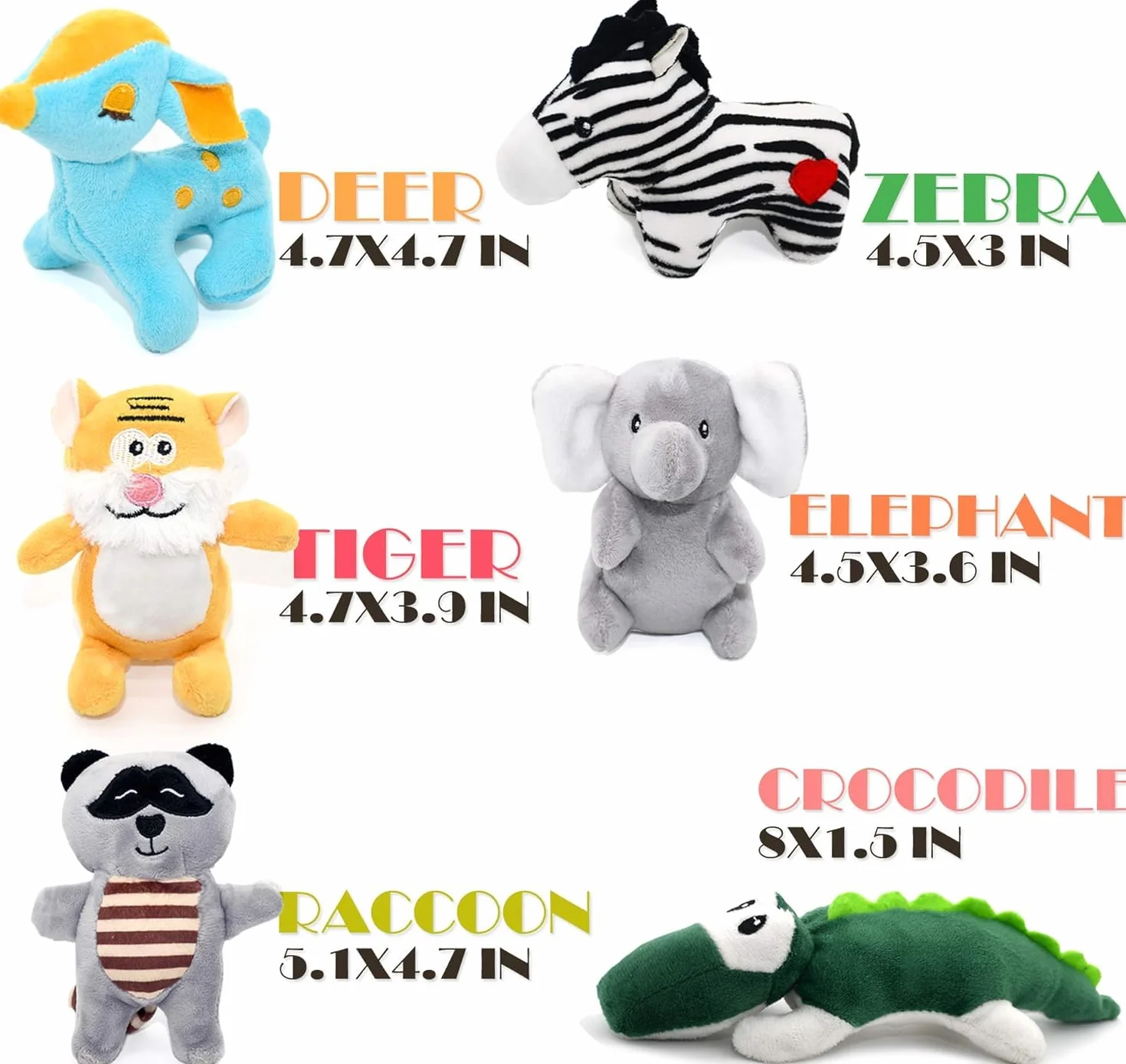 SHARLOVY jouet pour chien mousse en peluche 12P