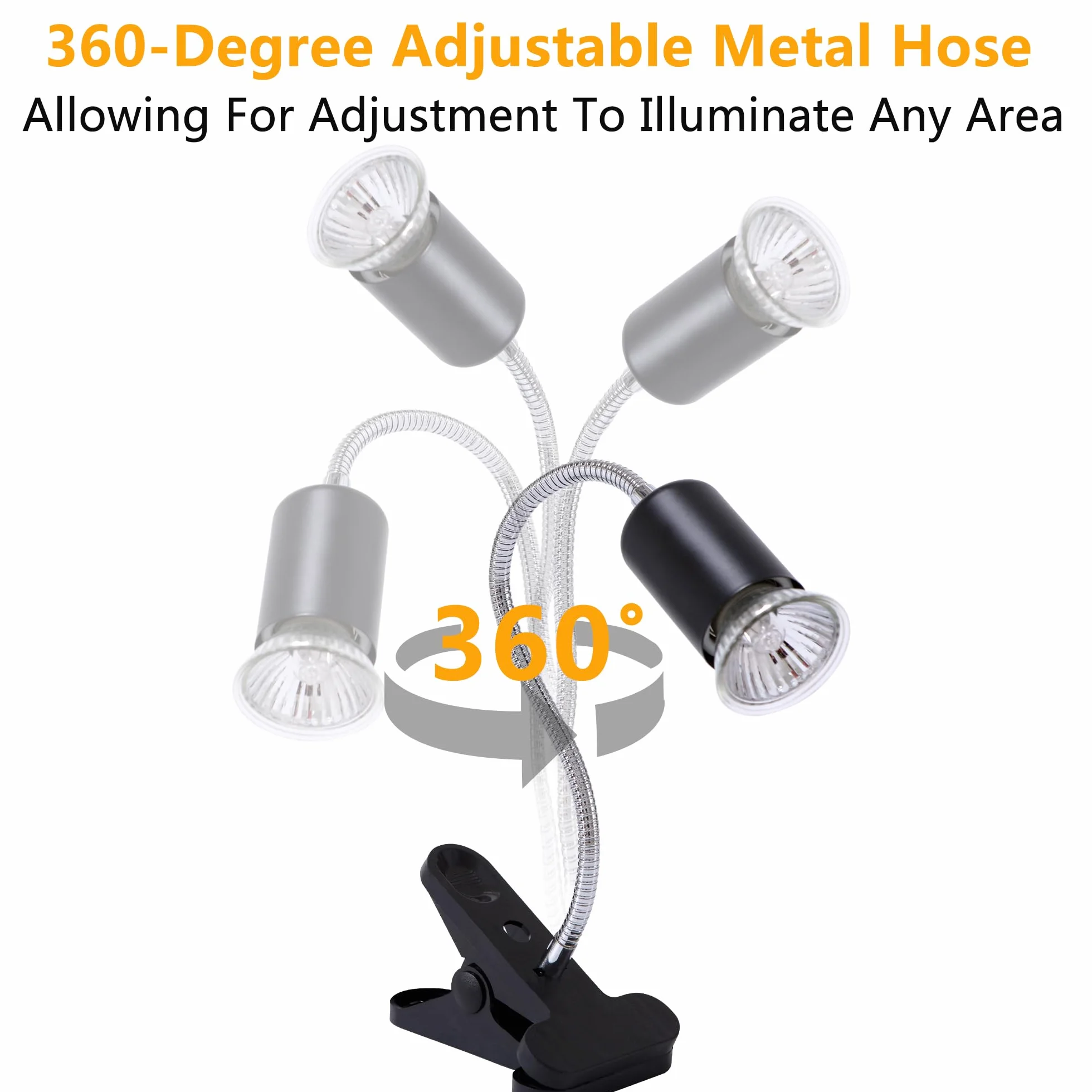 Lampe Chauffante Reptiles 50W UVA UVB Halogène Température Réglable