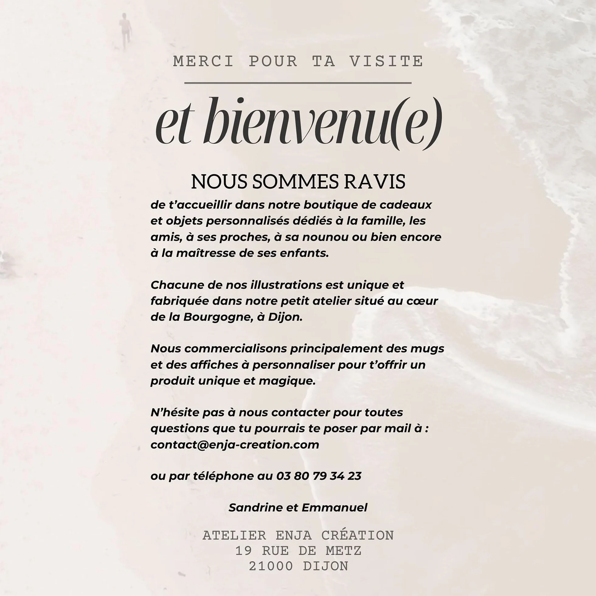 ÉNJA Création Affiche Personnalisée Décoration Murale Bébé Poster Prénom Poids Date Naissance Garçon