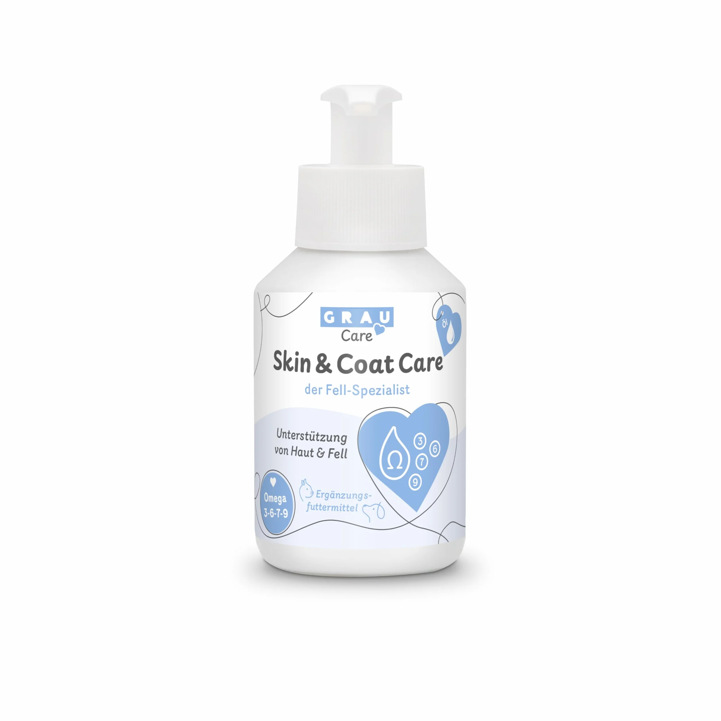 GRAU Skin & Coat Care 100 ML Complément alimentaire pour Chiens et Chats