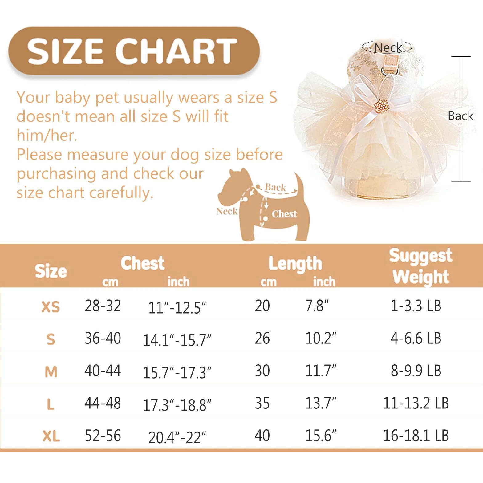 Robe de Mariage de Luxe pour Chien Dentelle Arc Blanc Princesse Tenue de Cérémonie