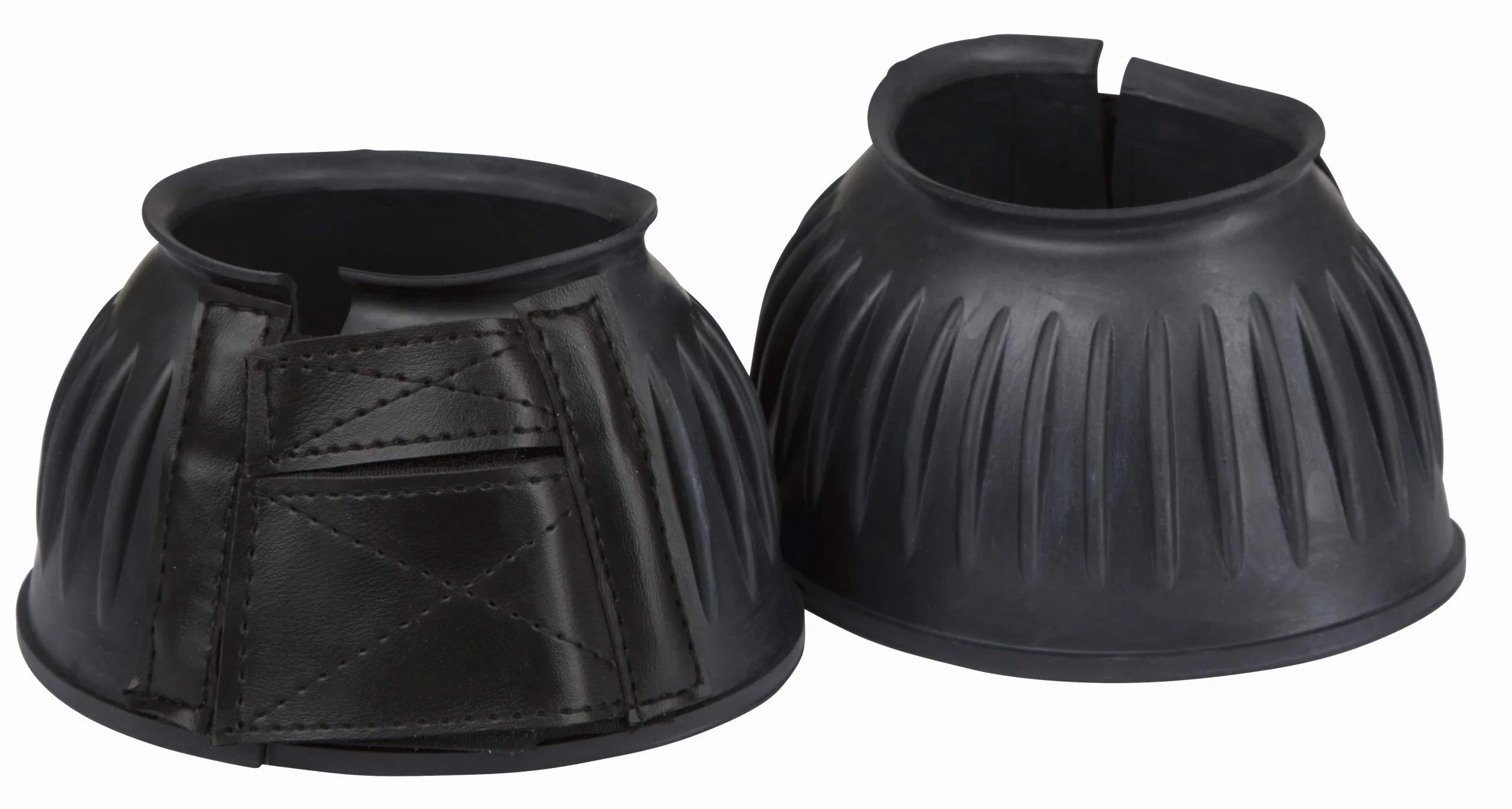 Covalliero cloches en caoutchouc protection des sabots paire noir Cob