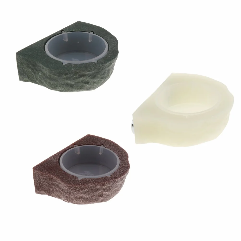 Mini mangeoire magnétique pour gecko, nourriture ou eau Vert