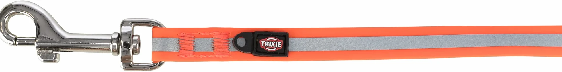 TRIXIE Longe réfléchissante 10 m 17 mm Orange pour chiens M–XL