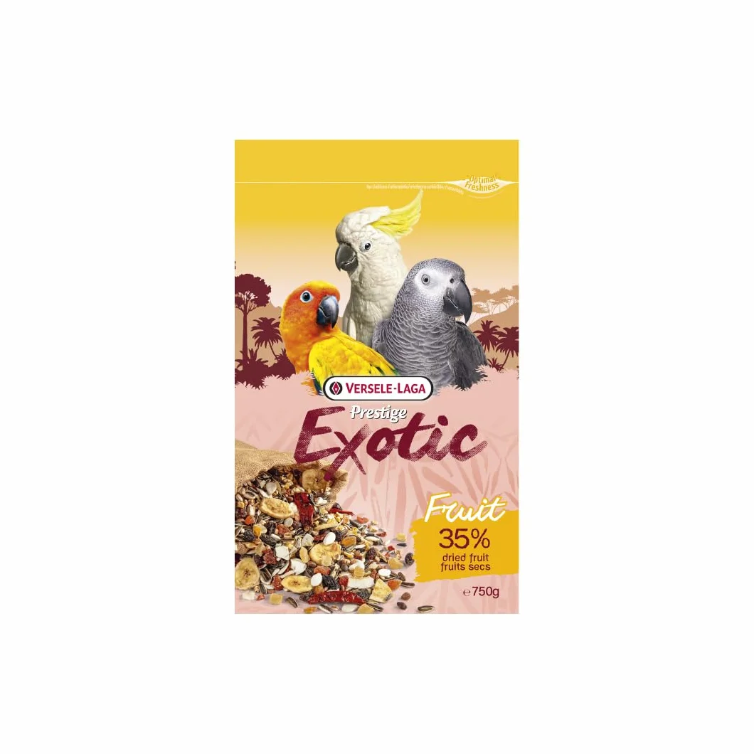 Versele-Laga Prestige Exotic Parrots Fruit 2 x 750 g Aliment complémentaire pour perroquets