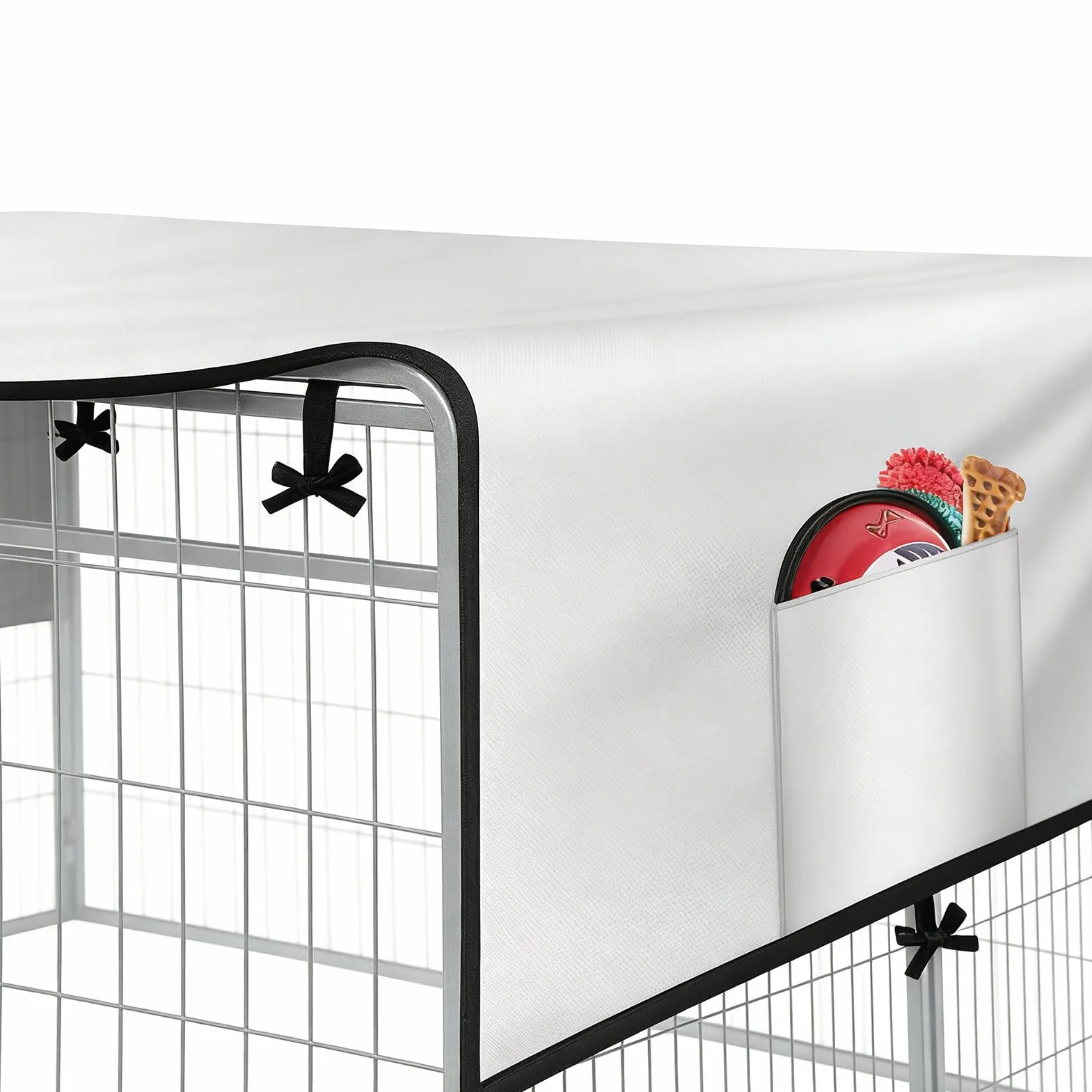 Bâche imperméable Oxford 210D pour cage chien extérieur, auvent protection terrasse pique-nique