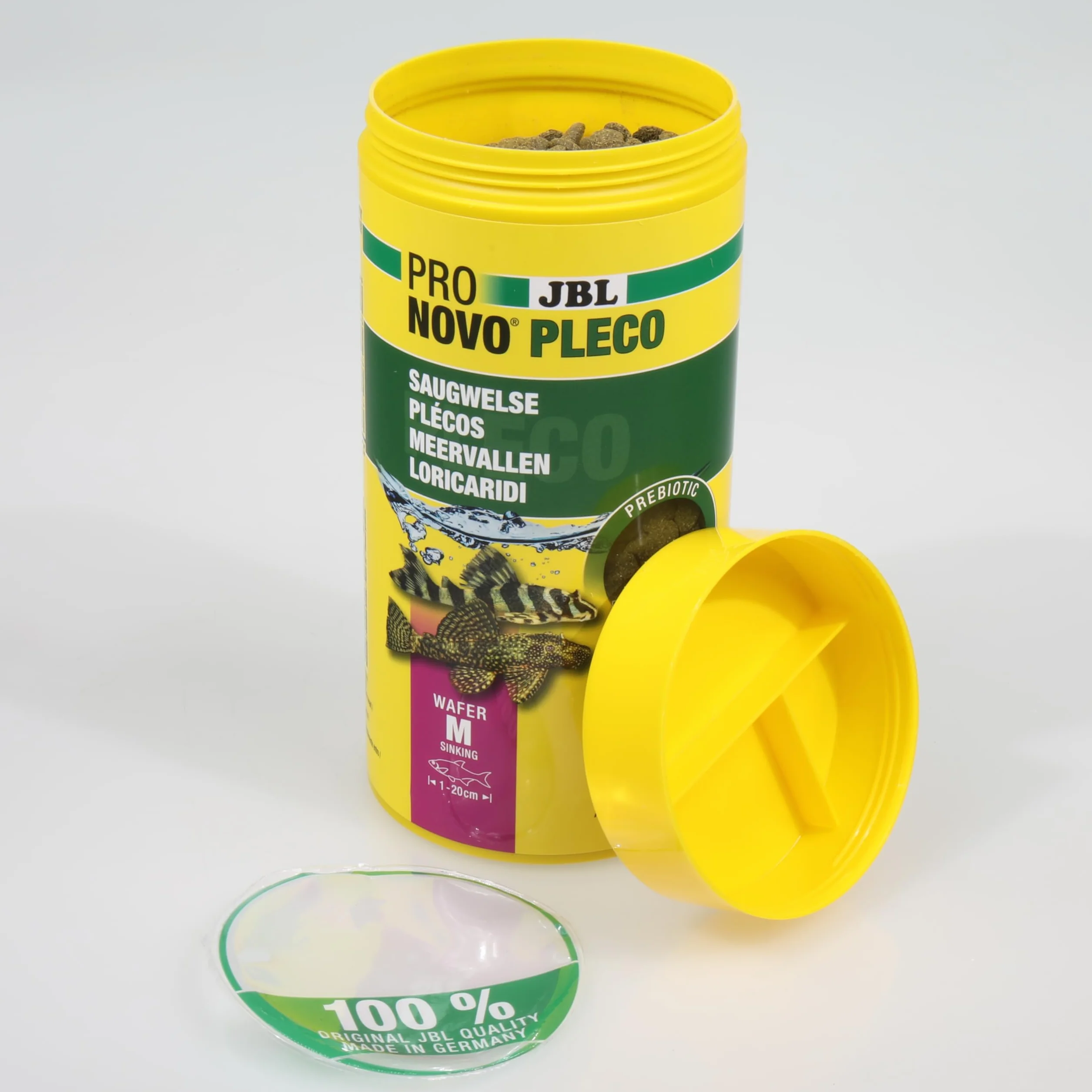 JBL PRONOVO PLECO WAFER Comprimés Alimentaires Bois pour Loricaridés Herbivores 1-20 cm Taille M 250 ml