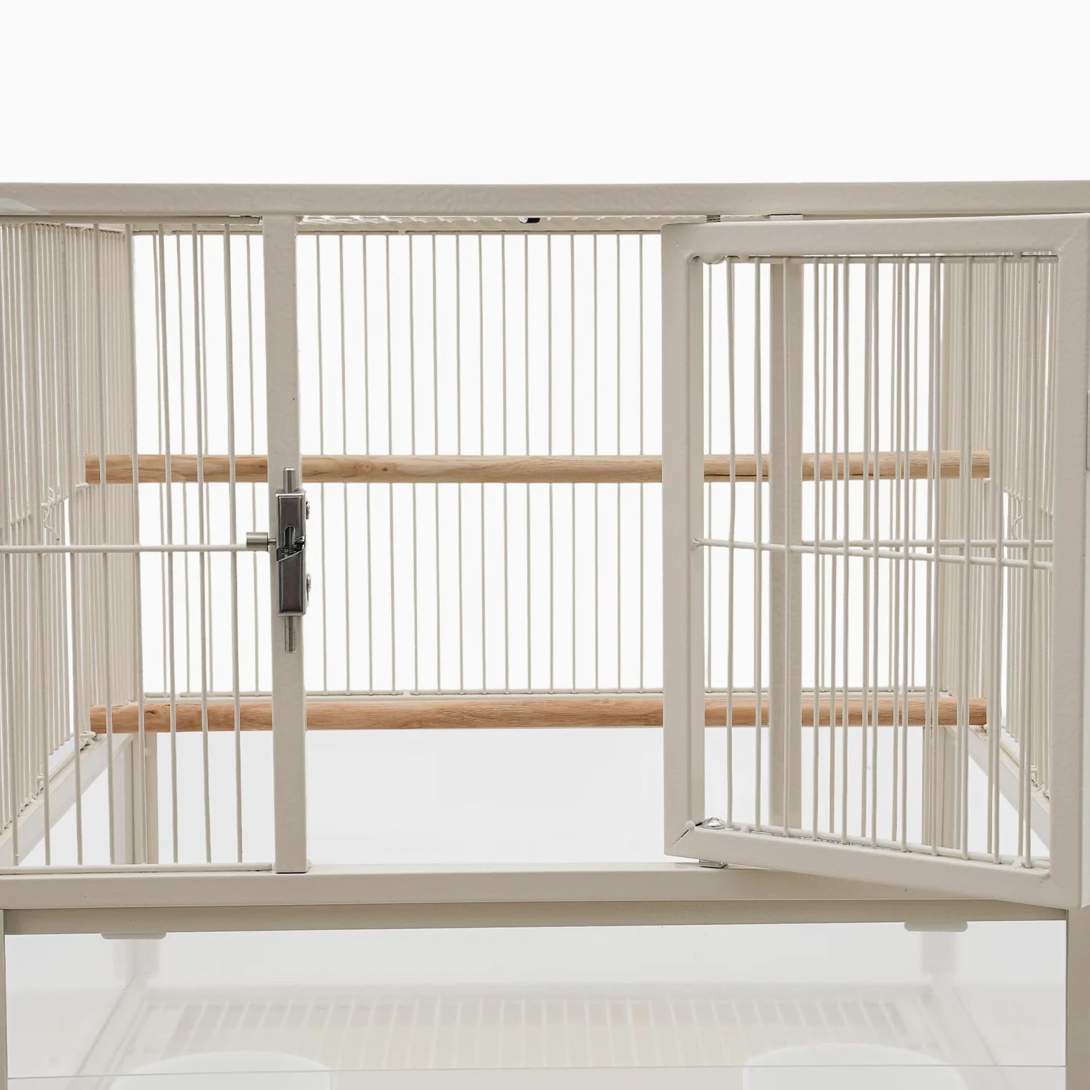 Cage à oiseaux, 48,5 x 46 x 83 cm, grande cage à oiseaux debout pour oiseaux de petite et moyenne taille tels que perruches, perruches