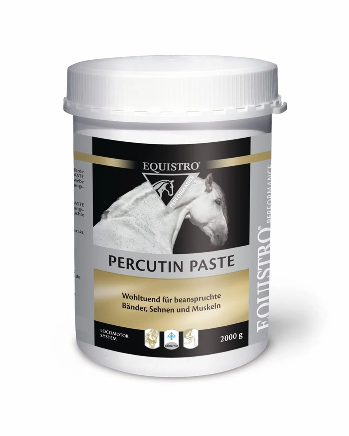 EQUISTRO Pâte percutine 2000g Produit de Soin pour Chevaux Argile Arnica Menthol