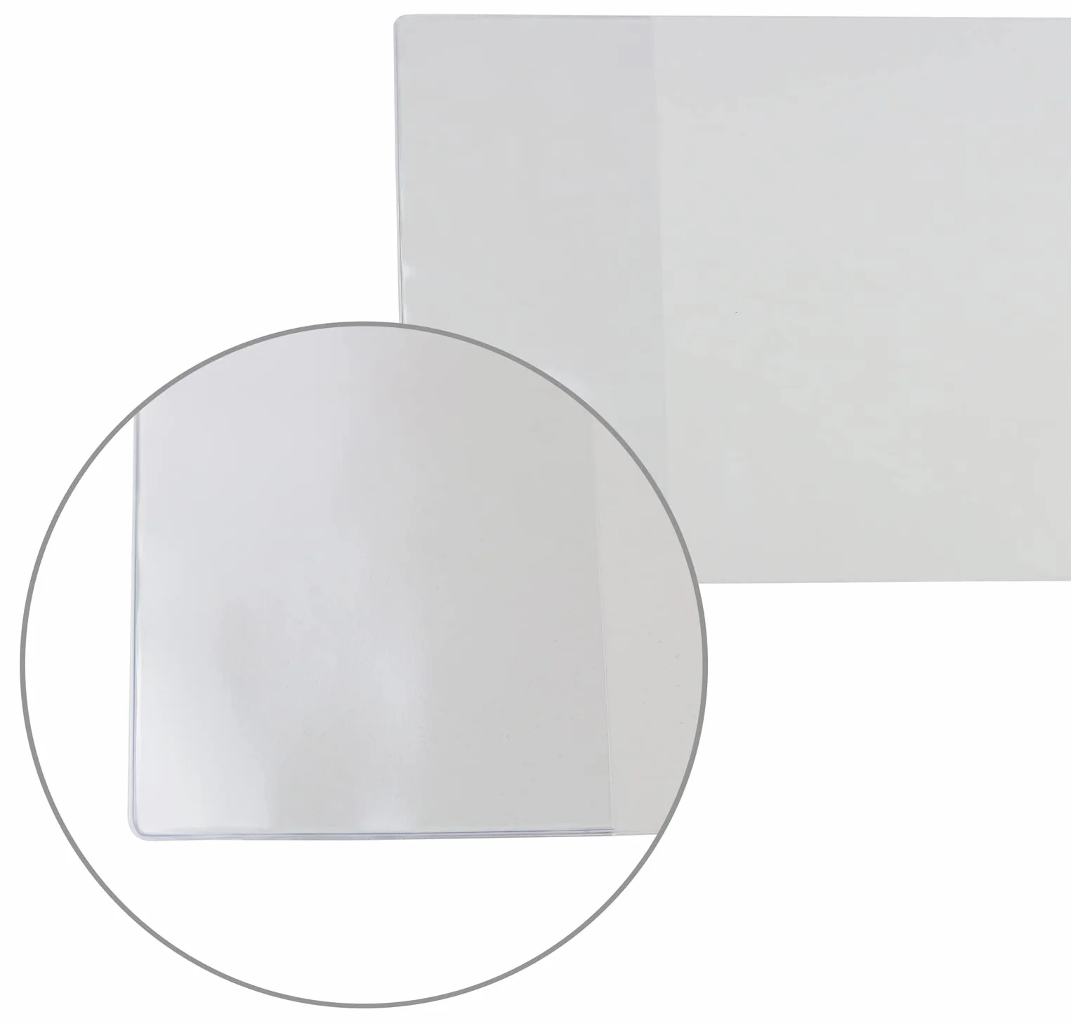 Lot de 3 pochettes transparentes pour carnet d'examen en plastique étui de protection avec compartiment pour passeport de vaccination