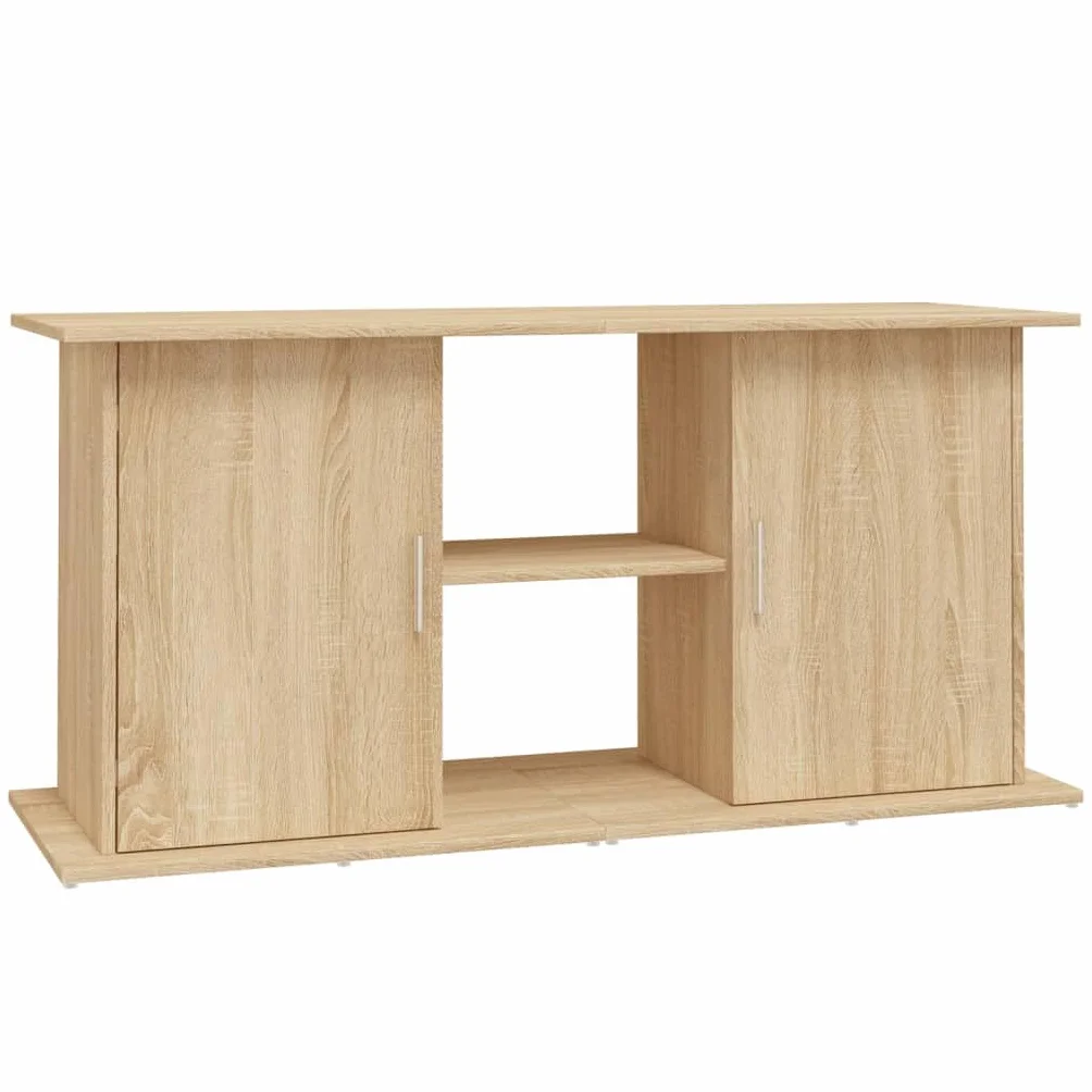 vidaXL Support d'aquarium Chêne Sonoma 121x41x58 cm Bois d'ingénierie