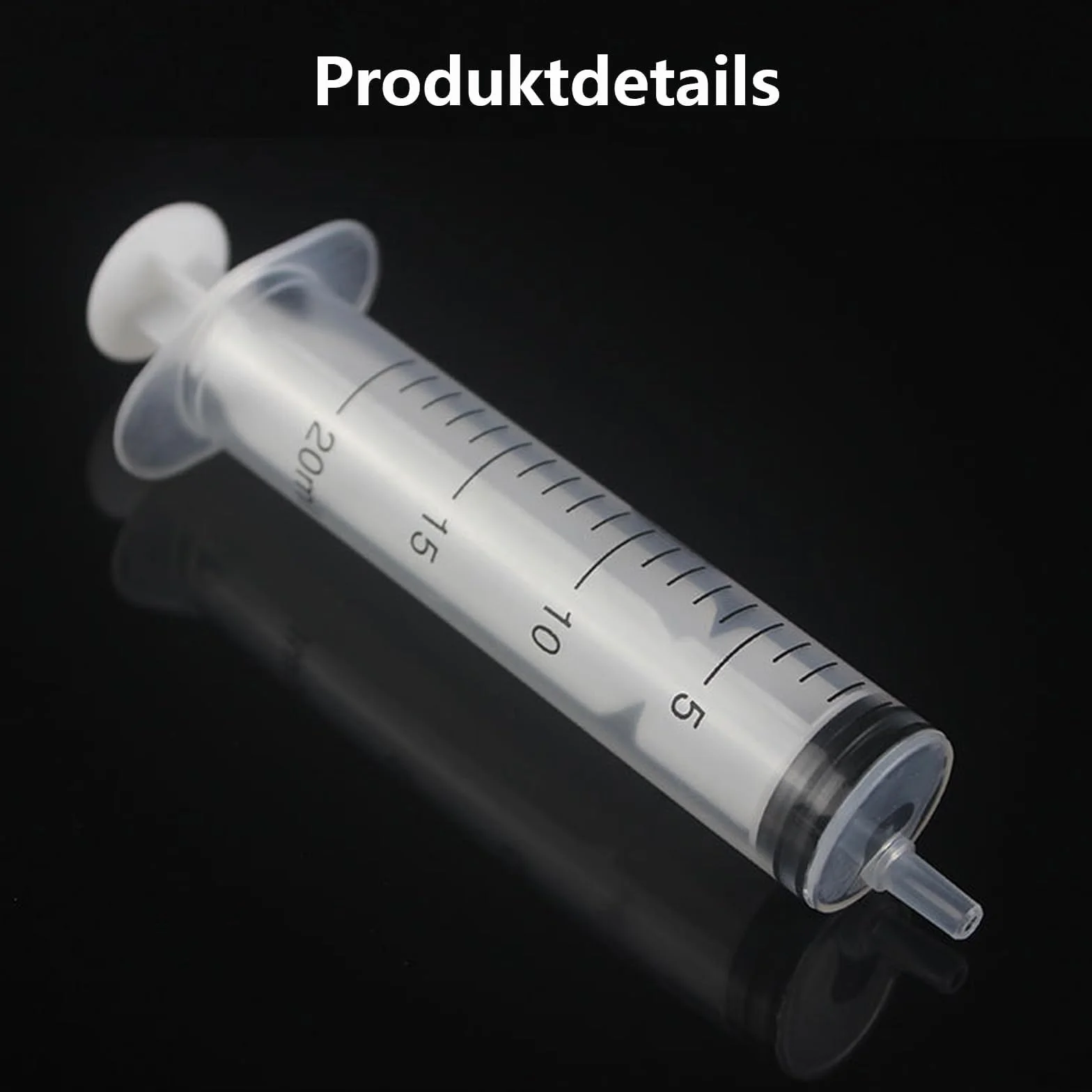 Seringues d'alimentation 20 ml pour oiseaux, pigeons, perroquets avec tuyau