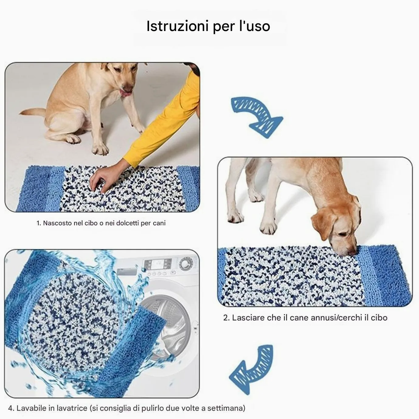 Tapis de fouille pour chien Jouet distributeur enrichissement pour chien | Tapis Puzzle Snuffle À Alimentation Lente Pour Chiot Accessoire chien toutes tailles