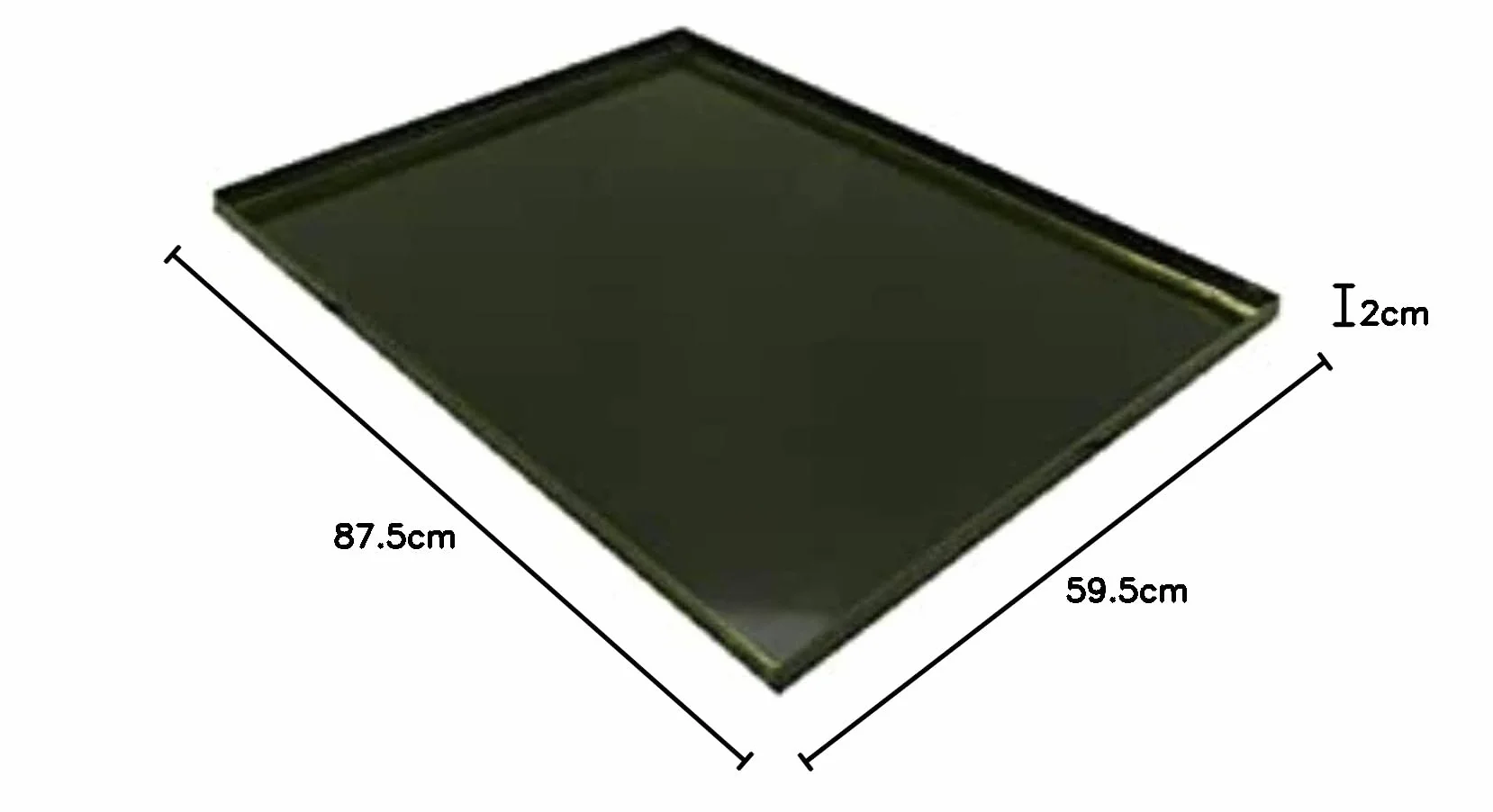 Plateau de Rechange Métal Noir pour Cage 91,4 cm Chiens Grande Taille