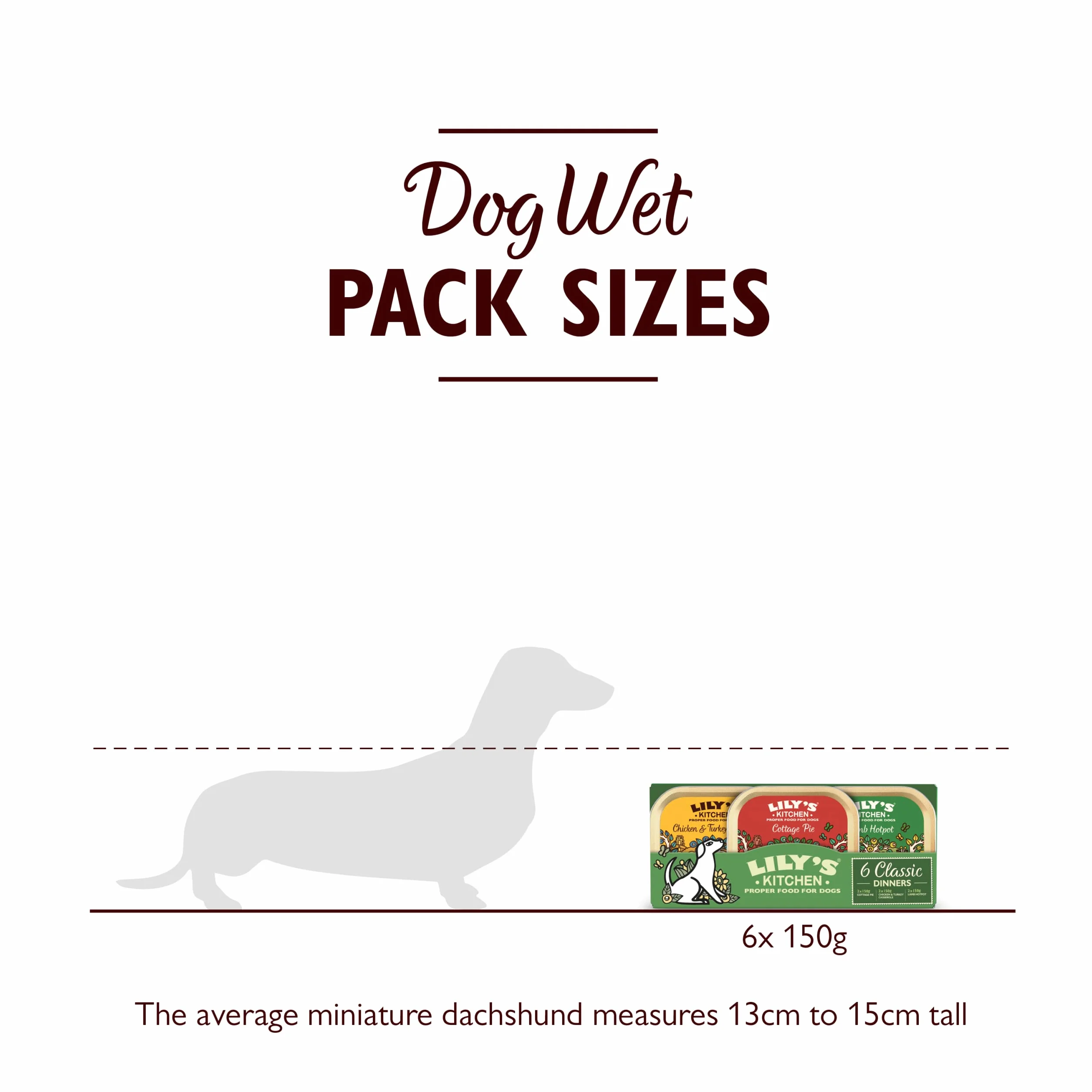 Lily's Kitchen Aliment humide naturel pour chiens adultes Dîner classique multipack 6 x 150g