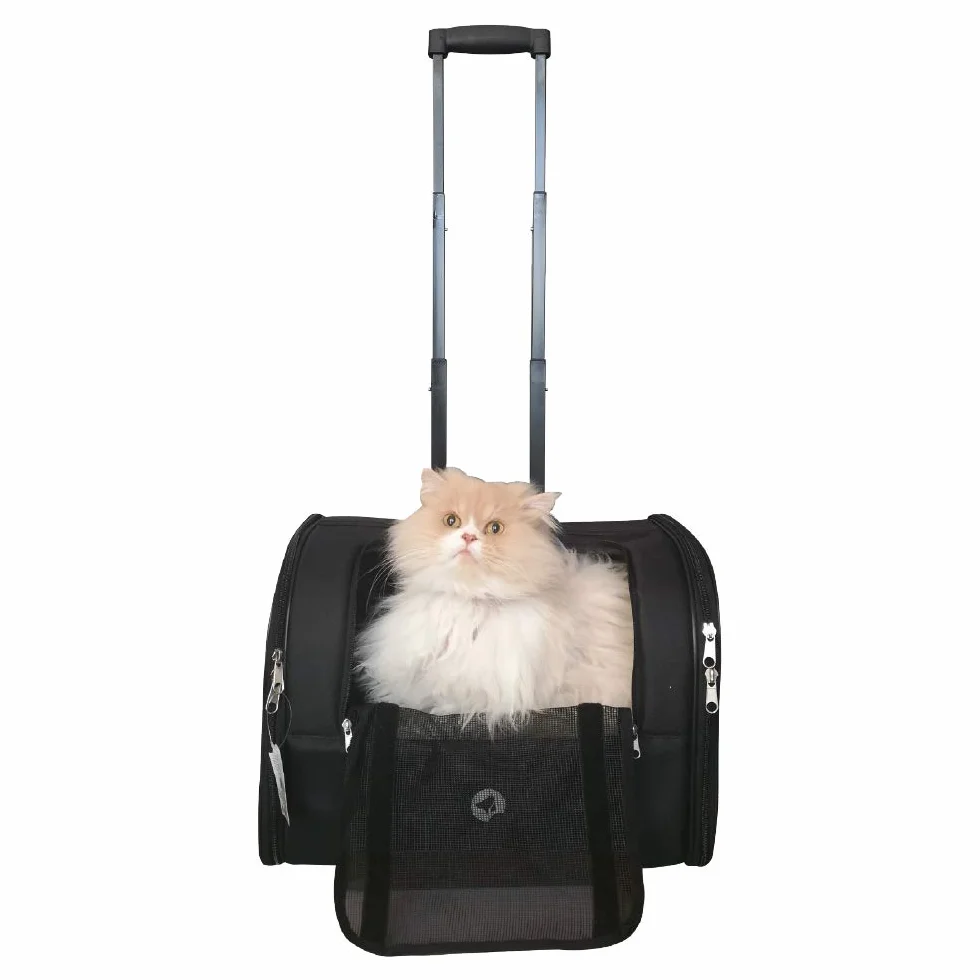 CROCI TROLLEY JOLIE 2 en 1 Sac Transport Chat Chien Petite Taille 44 x 33 x 28 cm